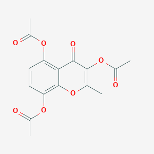 2-Methyl-4-oxo-4H-1-benzopyran-3,5,8-triyl triacetate