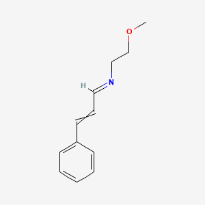 (1E)-N-(2-Methoxyethyl)-3-phenylprop-2-en-1-imine