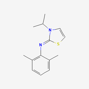 (2Z)-N-(2,6-Dimethylphenyl)-3-(propan-2-yl)-1,3-thiazol-2(3H)-imine