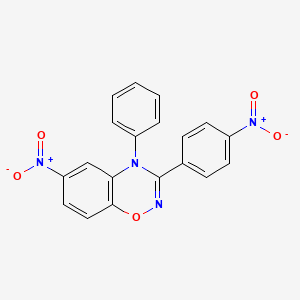 6-Nitro-3-(4-nitrophenyl)-4-phenyl-4H-1,2,4-benzoxadiazine