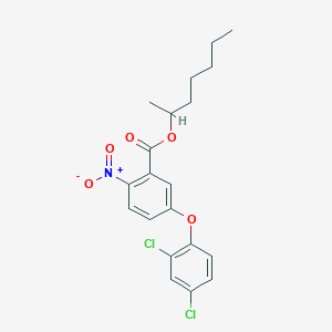 Heptan-2-yl 5-(2,4-dichlorophenoxy)-2-nitrobenzoate