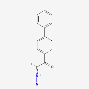 1-([1,1'-Biphenyl]-4-yl)-2-diazonioethen-1-olate