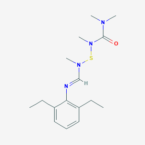 N'-(2,6-Diethylphenyl)-N-{[(dimethylcarbamoyl)(methyl)amino]sulfanyl}-N-methylmethanimidamide