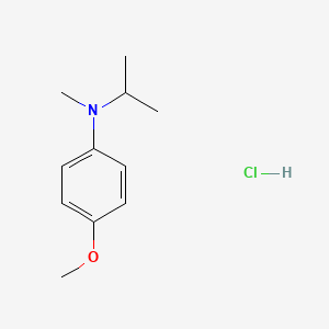 4-methoxy-N-methyl-N-propan-2-ylaniline;hydrochloride