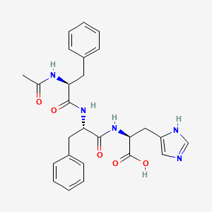 N-Acetyl-L-phenylalanyl-L-phenylalanyl-L-histidine