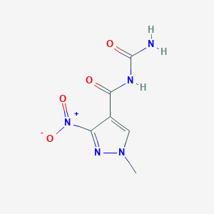 N-Carbamoyl-1-methyl-3-nitro-1H-pyrazole-4-carboxamide