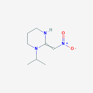 2-(Nitromethylidene)-1-(propan-2-yl)hexahydropyrimidine