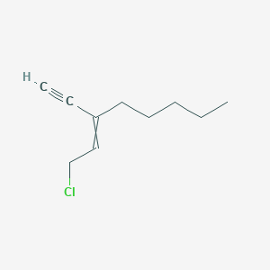 1-Chloro-3-ethynyloct-2-ene