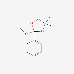 2-Methoxy-4,4-dimethyl-2-phenyl-1,3-dioxolane