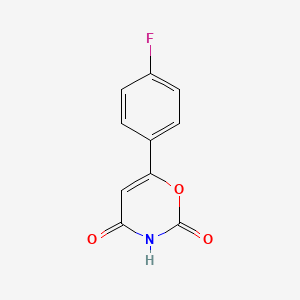 2H-1,3-Oxazine-2,4(3H)-dione, 6-(4-fluorophenyl)-