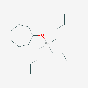 Tributyl(cycloheptyloxy)stannane