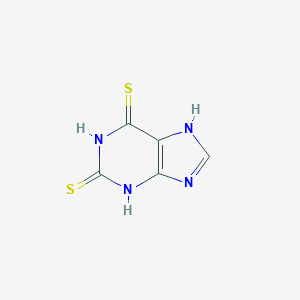 molecular formula C5H4N4S2 B145636 2,6-二硫嘌呤 CAS No. 5437-25-2