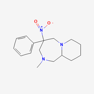 2-Methyl-4-nitro-4-phenyldecahydropyrido[1,2-a][1,4]diazepine