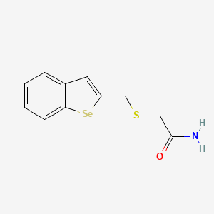 2-{[(1-Benzoselenophen-2-yl)methyl]sulfanyl}acetamide