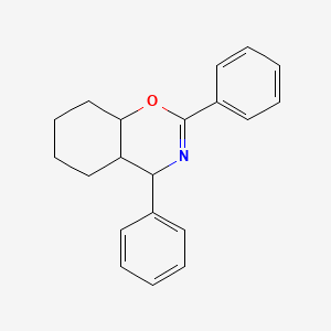 2,4-Diphenyl-4a,5,6,7,8,8a-hexahydro-4H-1,3-benzoxazine