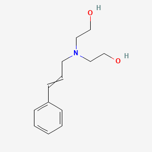 2,2'-[(3-Phenylprop-2-en-1-yl)azanediyl]di(ethan-1-ol)