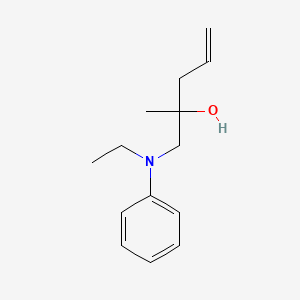 4-Penten-2-ol, 1-(ethylphenylamino)-2-methyl-