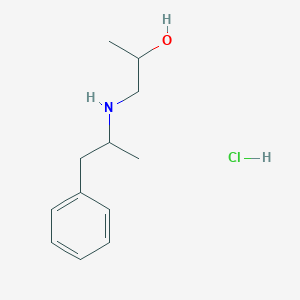 1-(1-Phenylpropan-2-ylamino)propan-2-ol;hydrochloride