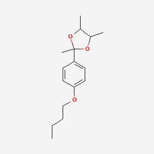 2-(4-Butoxyphenyl)-2,4,5-trimethyl-1,3-dioxolane