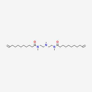 N,N'-[(Methylazanediyl)di(ethane-2,1-diyl)]bis(N-methylundec-10-enamide)