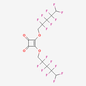 3,4-Bis[(2,2,3,3,4,4,5,5-octafluoropentyl)oxy]cyclobut-3-ene-1,2-dione