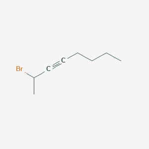 3-Octyne, 2-bromo-