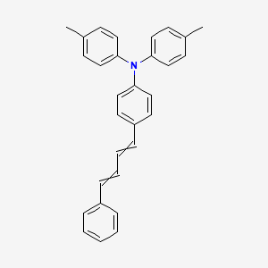 4-Methyl-N-(4-methylphenyl)-N-[4-(4-phenylbuta-1,3-dien-1-yl)phenyl]aniline