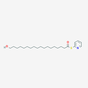 molecular formula C23H39NO2S B14563805 S-Pyridin-2-yl 18-hydroxyoctadecanethioate CAS No. 61888-30-0