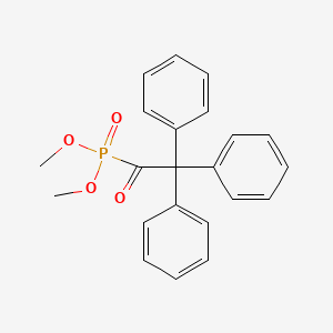 molecular formula C22H21O4P B14563894 Dimethyl (triphenylacetyl)phosphonate CAS No. 61565-69-3