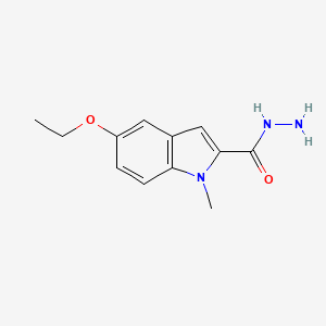 1H-Indole-2-carboxylic acid, 5-ethoxy-1-methyl-, hydrazide