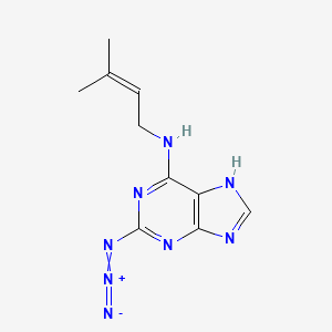 2-Azido-N-(3-methylbut-2-en-1-yl)-7H-purin-6-amine