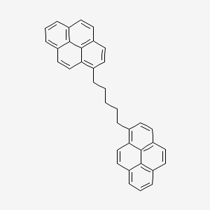 Pyrene, 1,1'-(1,5-pentanediyl)bis-