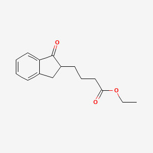 1H-Indene-2-butanoic acid, 2,3-dihydro-1-oxo-, ethyl ester