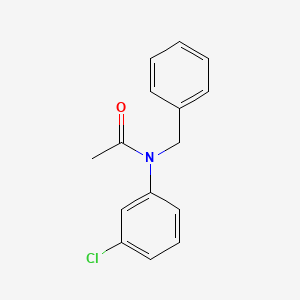 Acetamide, N-(3-chlorophenyl)-N-(phenylmethyl)-