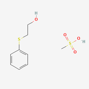 Methanesulfonic acid;2-phenylsulfanylethanol