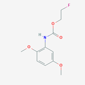 2-Fluoroethyl (2,5-dimethoxyphenyl)carbamate