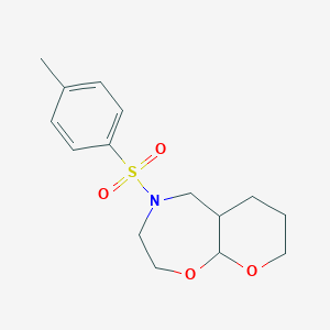 6H-Pyrano[3,2-f]-1,4-oxazepine, octahydro-4-[(4-methylphenyl)sulfonyl]-