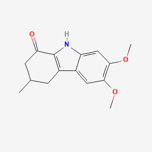 6,7-Dimethoxy-3-methyl-2,3,4,9-tetrahydro-1H-carbazol-1-one