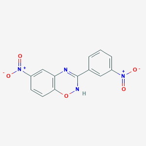 6-Nitro-3-(3-nitrophenyl)-2H-1,2,4-benzoxadiazine