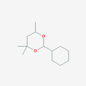 2-Cyclohexyl-4,4,6-trimethyl-1,3-dioxane