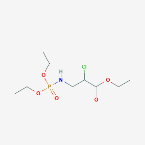 Ethyl 2-chloro-3-[(diethoxyphosphoryl)amino]propanoate