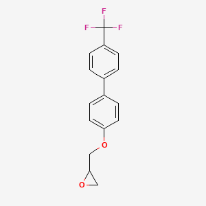 2-({[4'-(Trifluoromethyl)[1,1'-biphenyl]-4-yl]oxy}methyl)oxirane