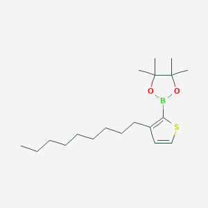 molecular formula C19H33BO2S B1456428 3-壬基-2-噻吩硼酸频哪醇酯 CAS No. 2096339-01-2