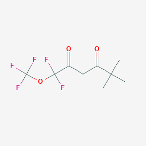 1,1-Difluoro-5,5-dimethyl-1-(trifluoromethoxy)hexane-2,4-dione