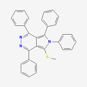 5-(Methylsulfanyl)-1,4,6,7-tetraphenyl-6H-pyrrolo[3,4-d]pyridazine