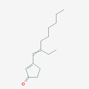 3-(2-Ethyloct-1-EN-1-YL)cyclopent-2-EN-1-one