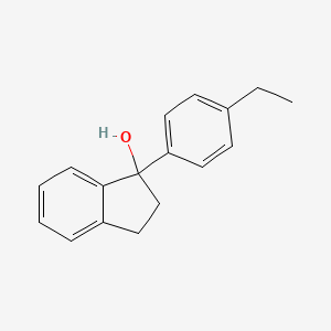 1-(4-Ethylphenyl)-2,3-dihydro-1H-inden-1-ol