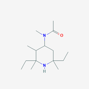 N-(2,6-Diethyl-2,3,6-trimethylpiperidin-4-yl)-N-methylacetamide