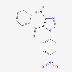 [4-Amino-1-(4-nitrophenyl)-1H-imidazol-5-yl](phenyl)methanone