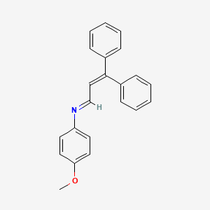 (1E)-N-(4-Methoxyphenyl)-3,3-diphenylprop-2-en-1-imine